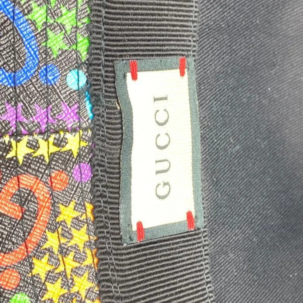 Gucci Multicolor Logo Patchwork Bucket Hat